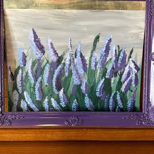 Lavender in the Wind Custom Painting